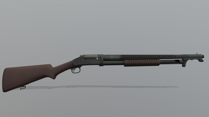 M1897 Shotgun Classic Pubg 3D Model