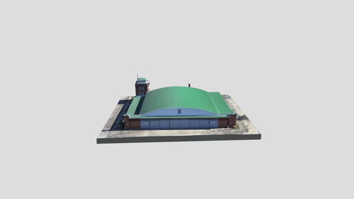 Tuskegee Airmen Hangar 2 3D Model