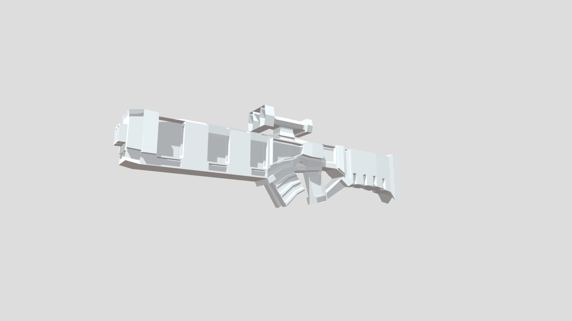 New 3d Scifi gun model - Download Free 3D model by vitthalsoni629 ...