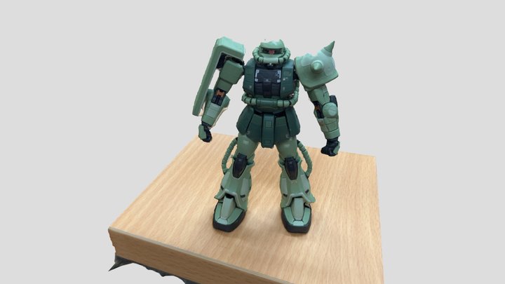 Zaku RG 1:144 3D Model
