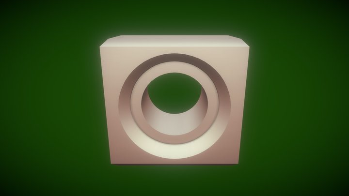 TpESTATE Ecological Standard Half Hollow Block 3D Model