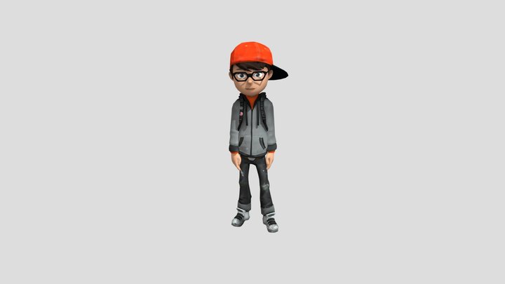 Shaking Head No 3D Model