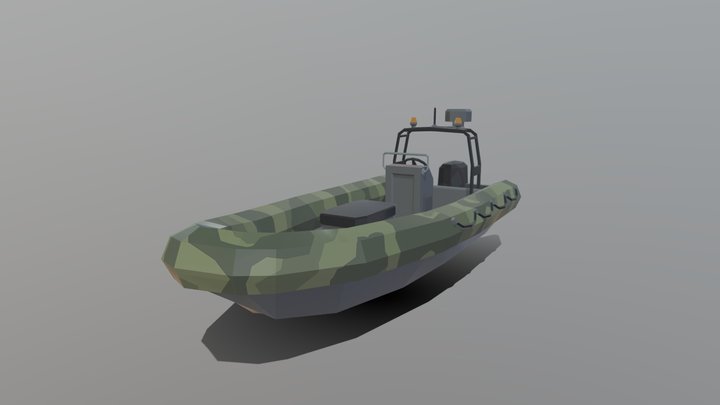 War Boat (from synty) – Modello 3D gratuito STL