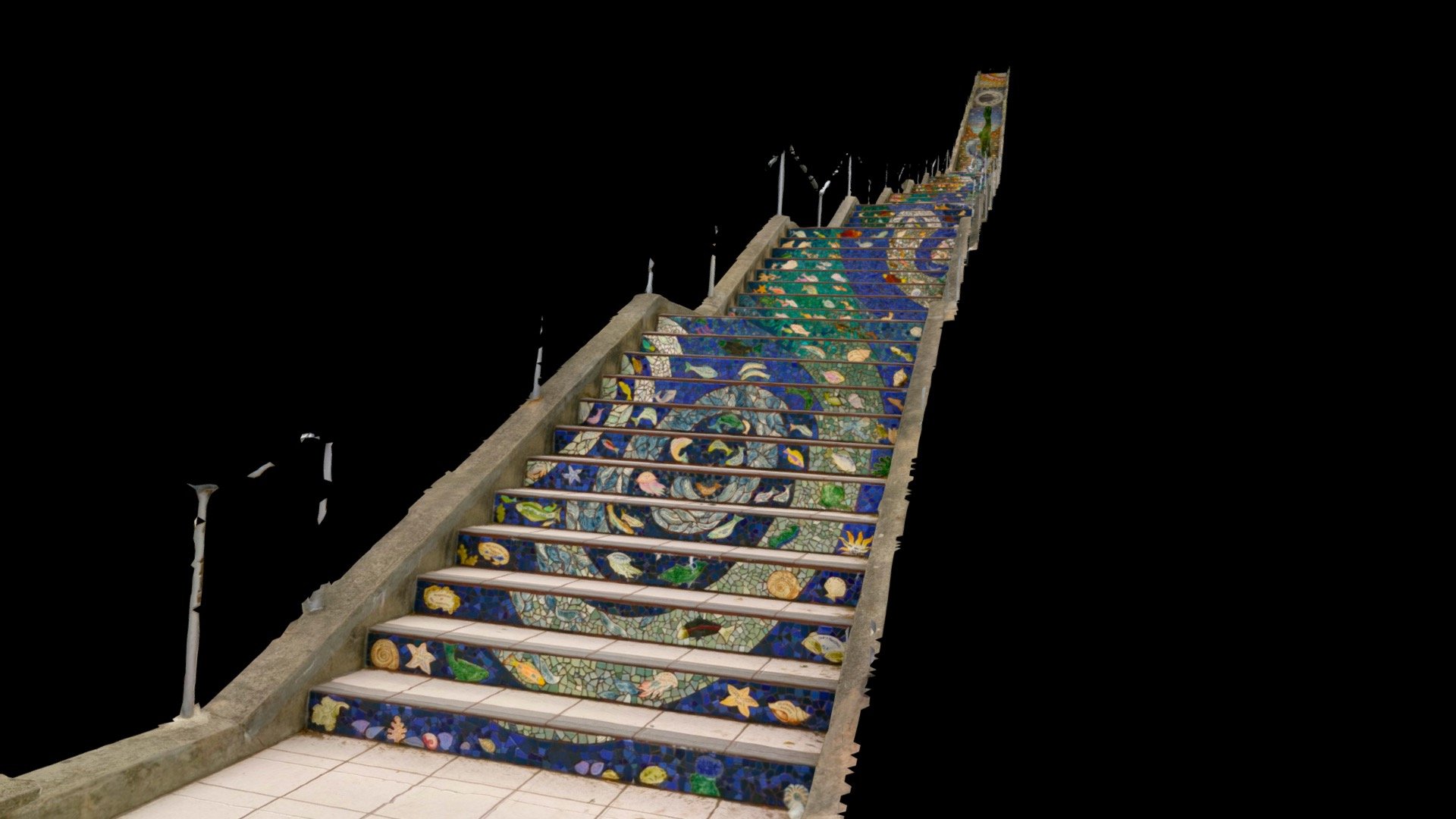 Moraga Tiled Stairs - San Francisco CA