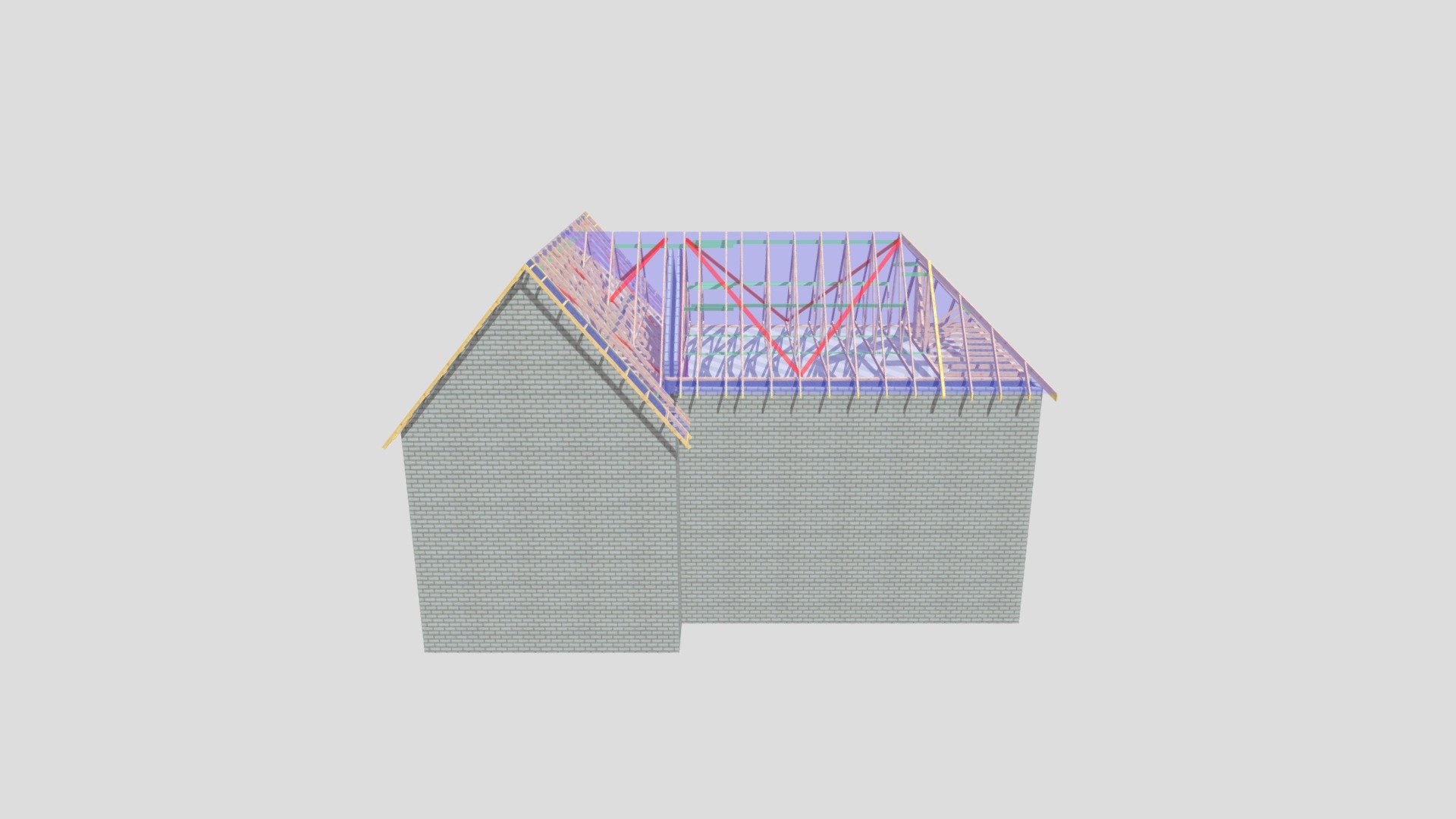 P12788Z, Types D & E, Roof Layout
