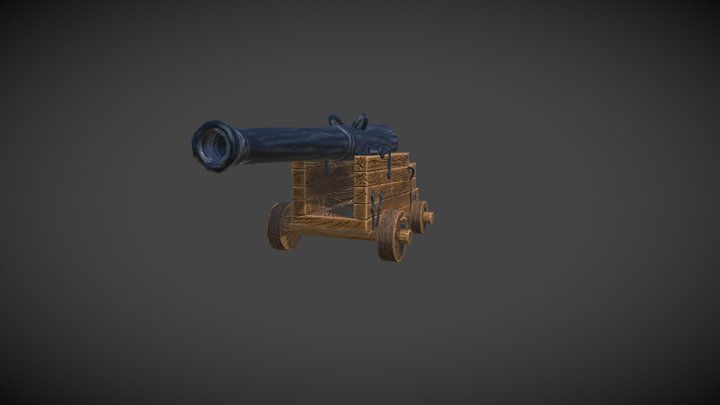 Final Cannon 3D Model