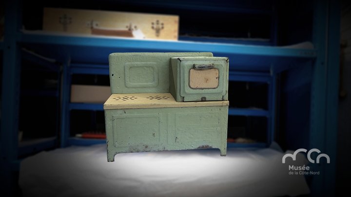 Cuisinière miniature / Miniature kitchen range 3D Model