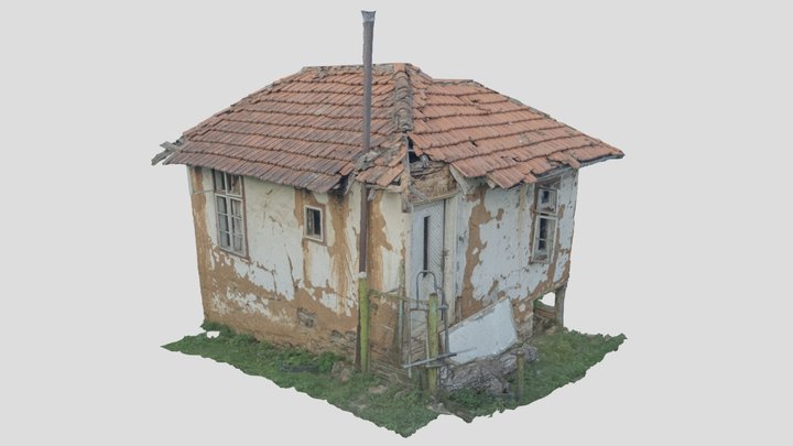 Old adobe house 3D Model