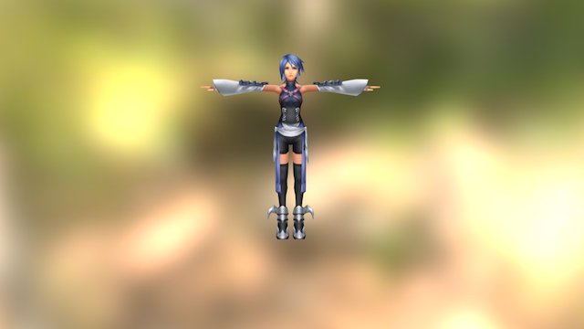 Kingdom Hearts - Aqua 3D Model