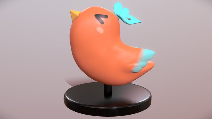 Takanashi Kiara's Mascot 3D Model
