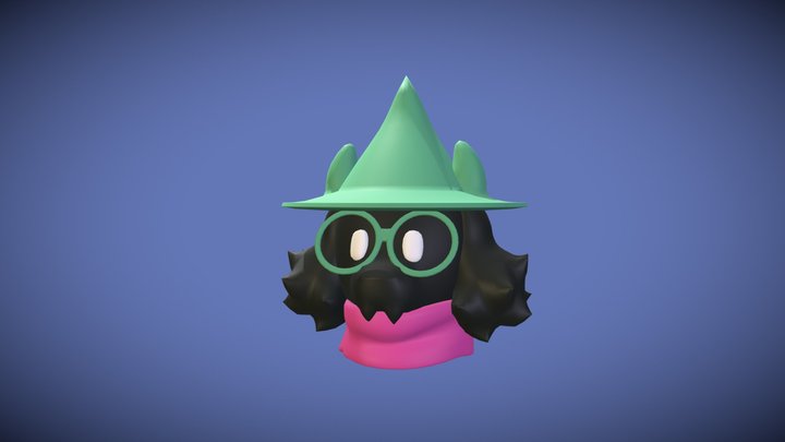 Ralsei Bust 3D Model