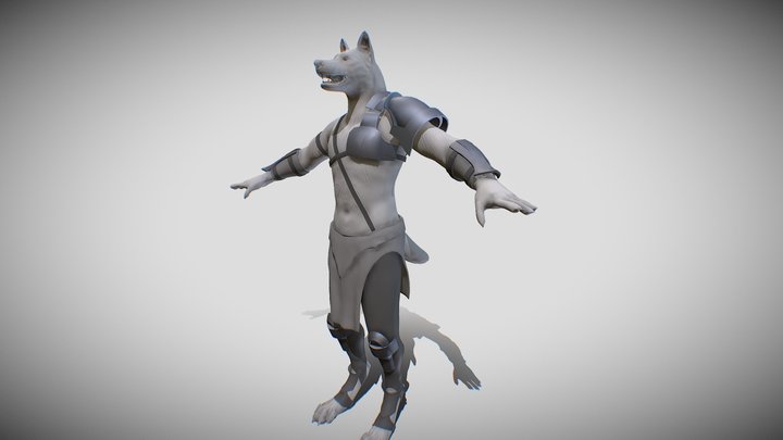 Werewolf warrior 3D Model