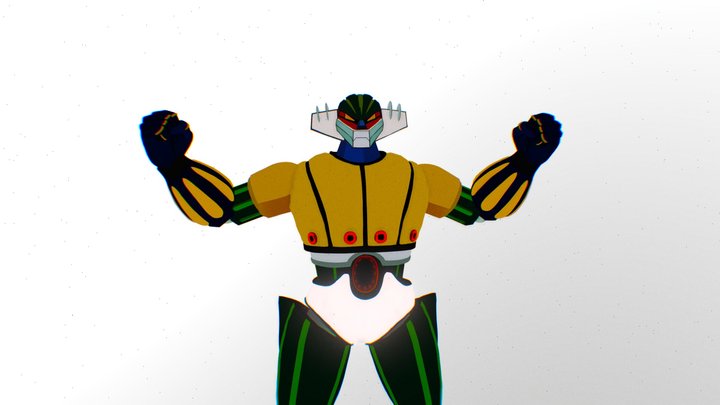 Kotetsu Jeeg (El Vengador) 3D Model