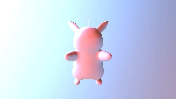 Pikachu Work (Complete) 3D Model