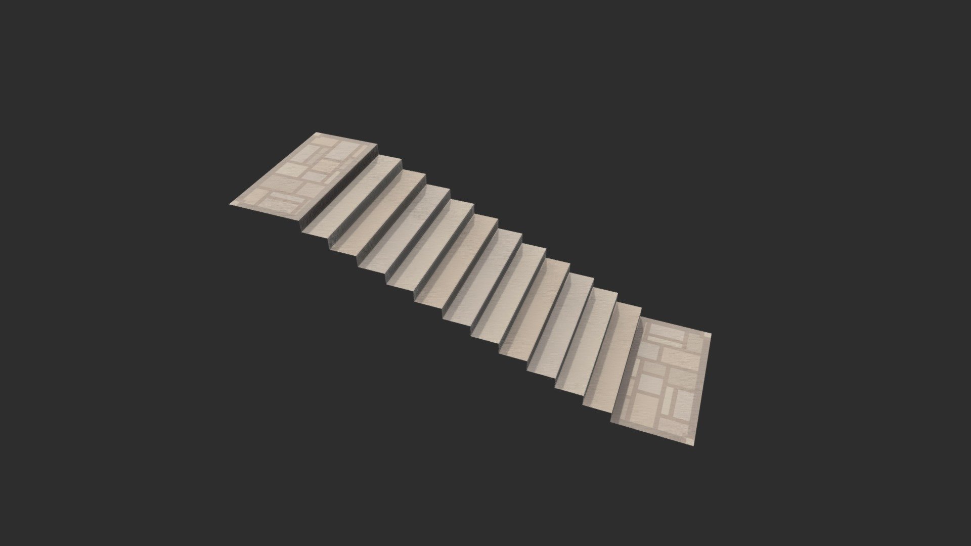 Medieval Labyrinth - Stairs Mid