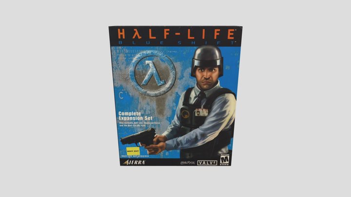 Half Life 1 Blue Shift - Big Box - US 3D Model