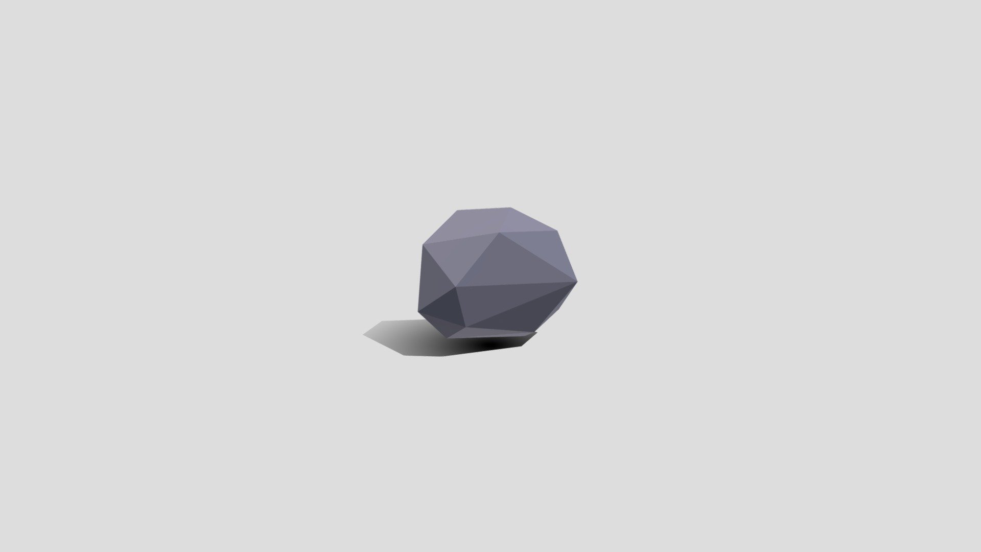 Rock 3 - Low poly