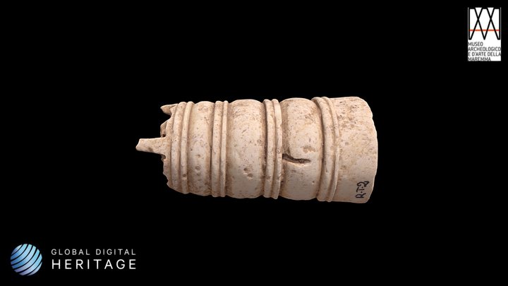 Bone handle fragment – Modello 3D gratuito STL