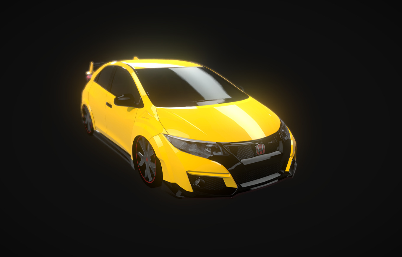 Honda civic 3d model