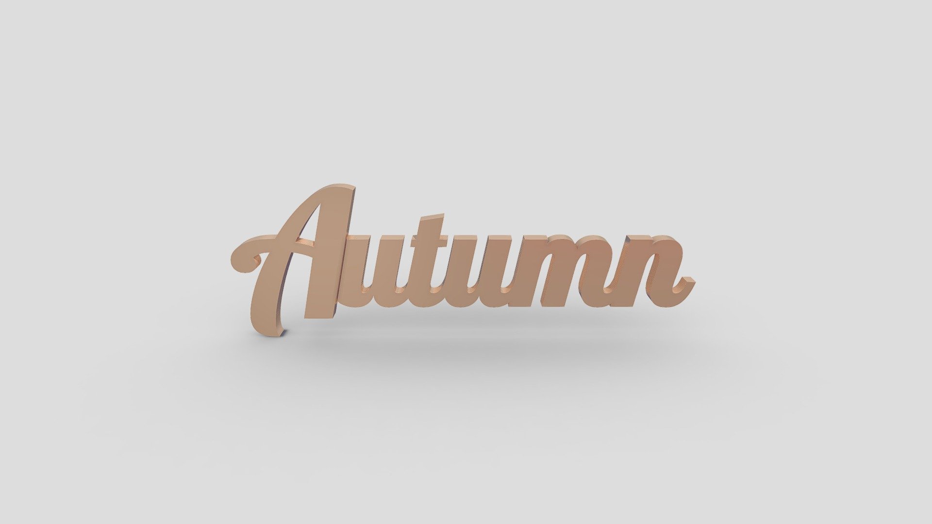 Autumn's Name Plate