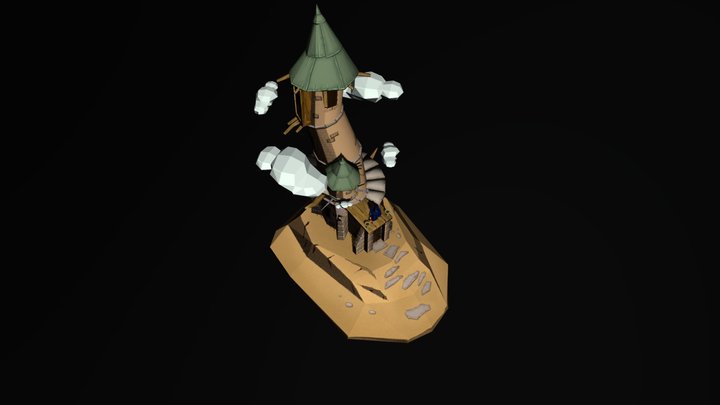 Wizard Tower 3D Model