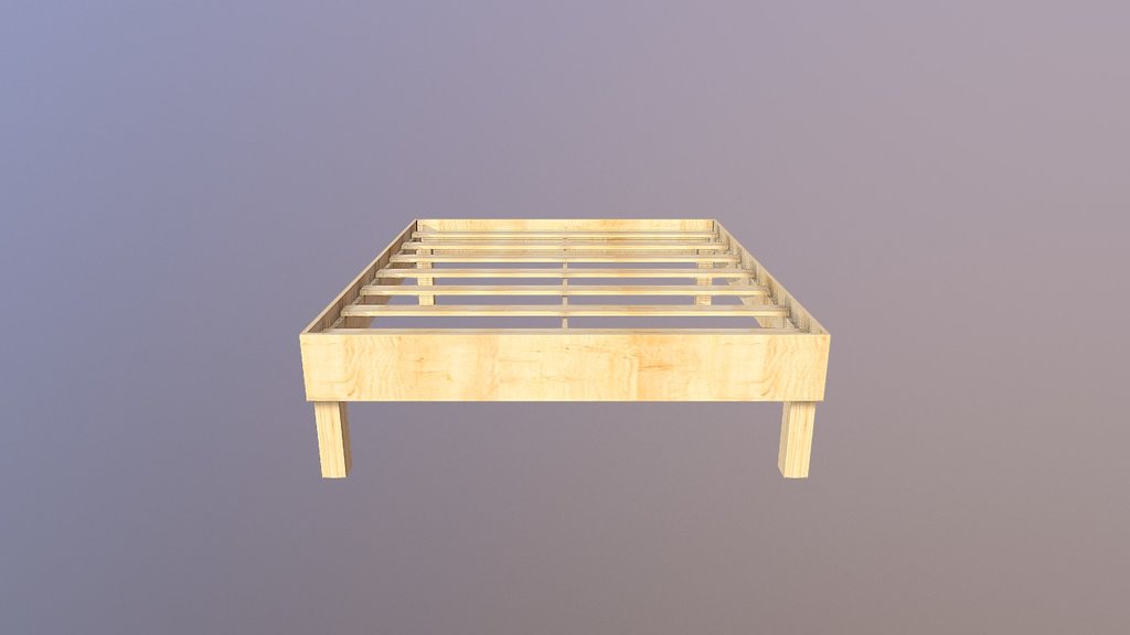 Minimalist Storage Bed - California King