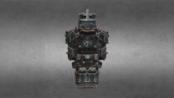Сверхтяжелый бронекостюм «Апостол» STALCRAFT 3D Model