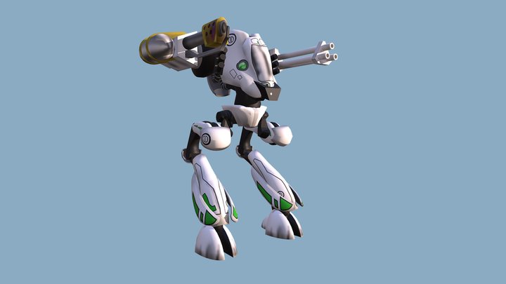 Soul Stealer Light Battle Mech (Omnis Version) 3D Model