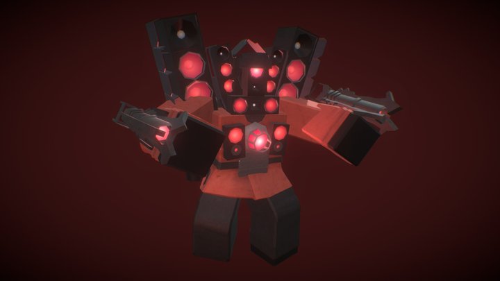 Upgraded Titan Speakerman (Skibidi Protection) 3D Model