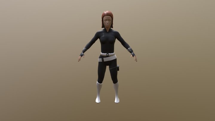 Black Widow 3D Model