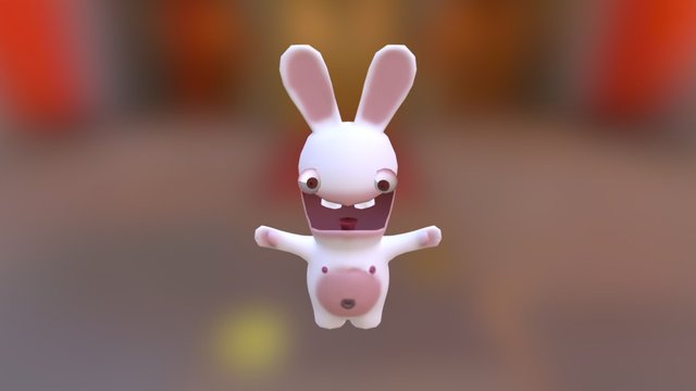 Rabbit Asscrack 3D Model