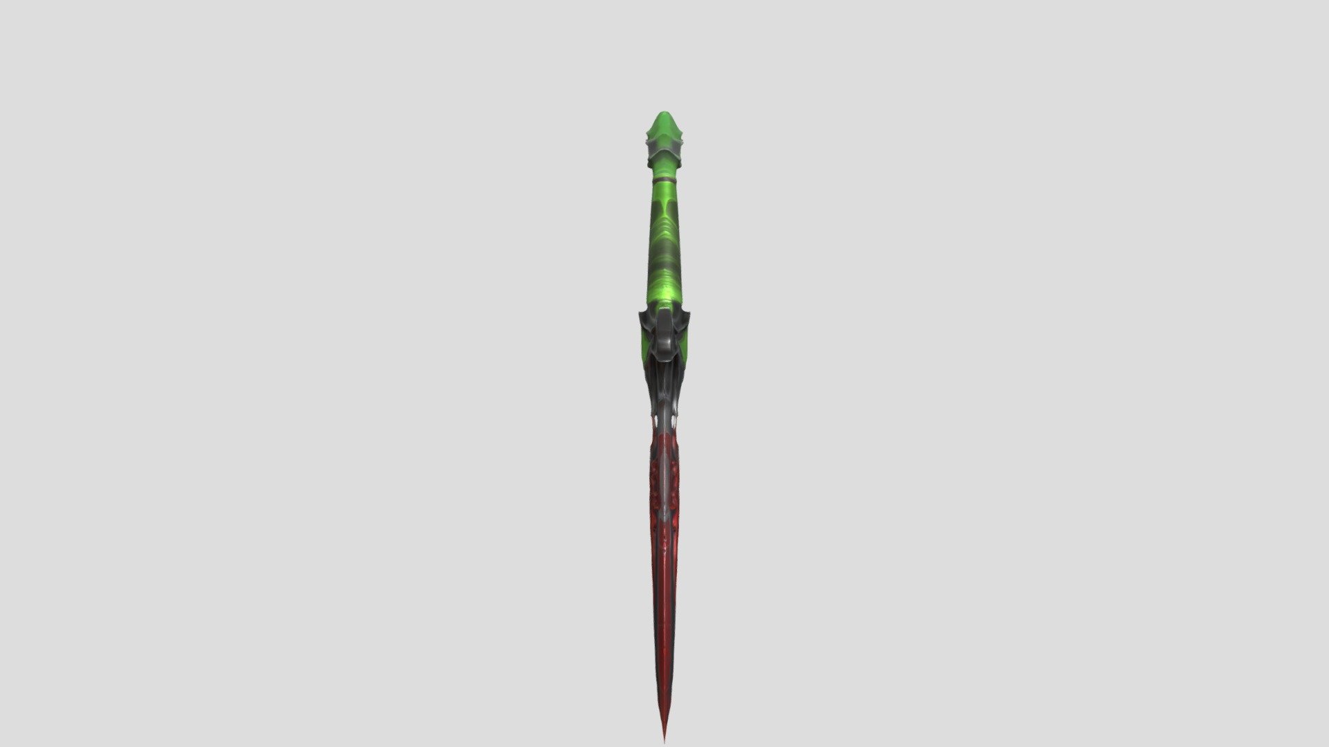 fantasy-themed ornamental dagger - 3D model by allazhang23 [55b5f3f ...