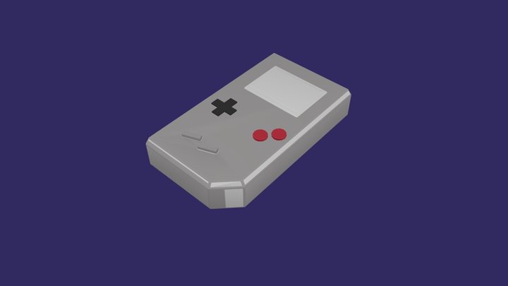 Gameboy 3D Model