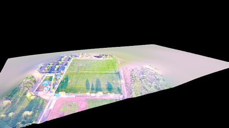 Soccer Field Survey Zip 3D Model