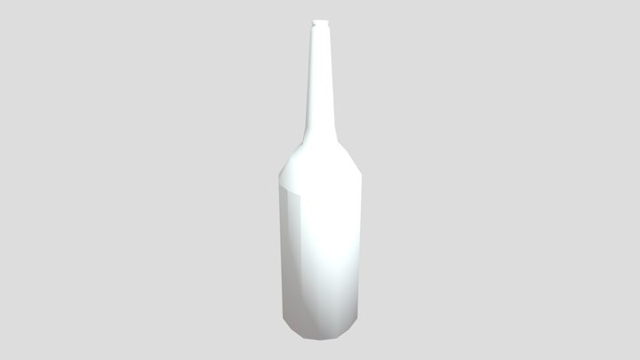 somewhat square bottle 3D Model