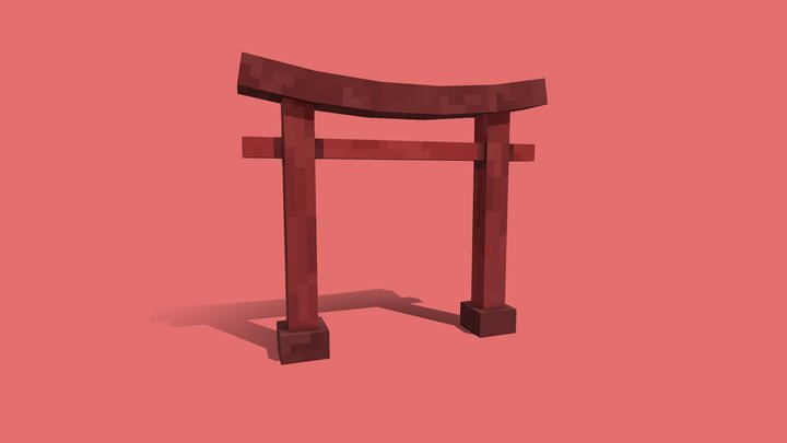 Japanese Arch [Minecraft] 3D Model