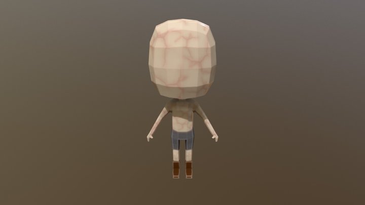 Zombi from I'm legend 3D Model