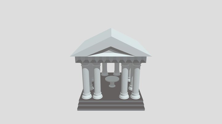 Doric Pillar 3D Model