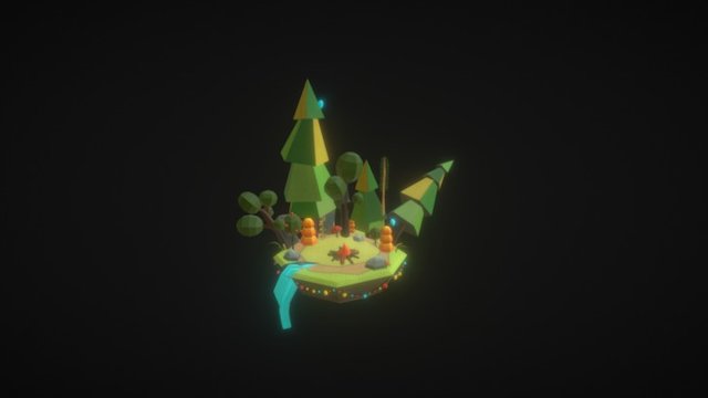 Little Forest 3D Model