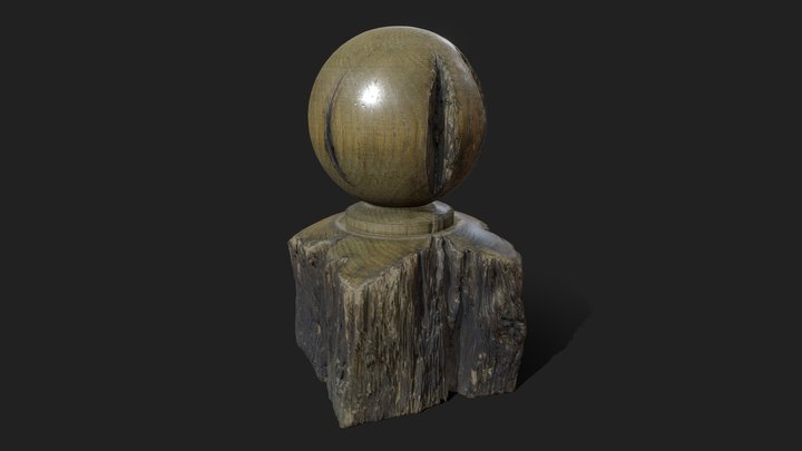 Wood Ornament 3D Model