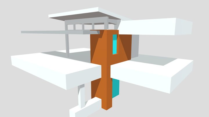Cladding Model Back Deck 3D Model