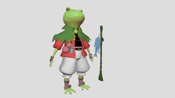 frog_king 3D Model