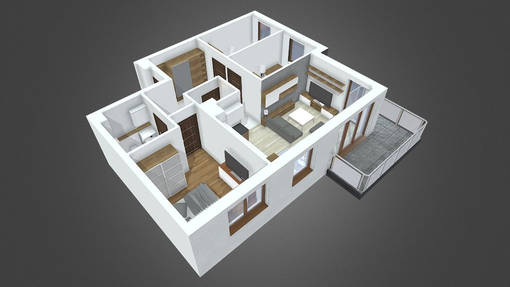 Andersena - mieszkanie 09 - 3D model by marcinmirkowicz [55bbdfb ...
