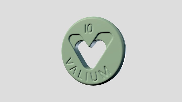 VALIUM 10mg (ROCHE) 3D Model