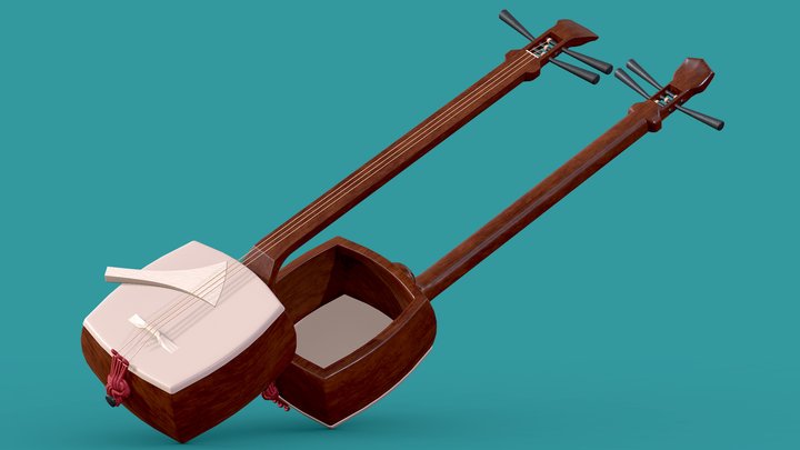 Strings-instrument 3D models - Sketchfab