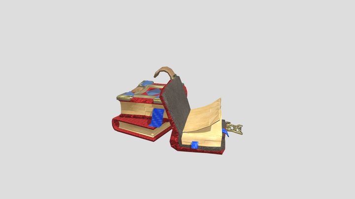 Cardi Textured Tome 3D Model