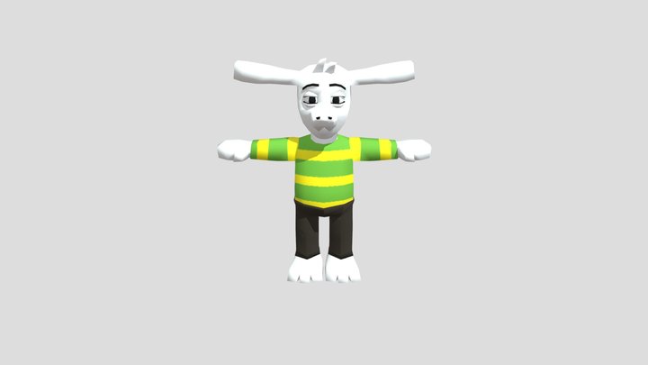 Asriel Dreemurr 3D Model