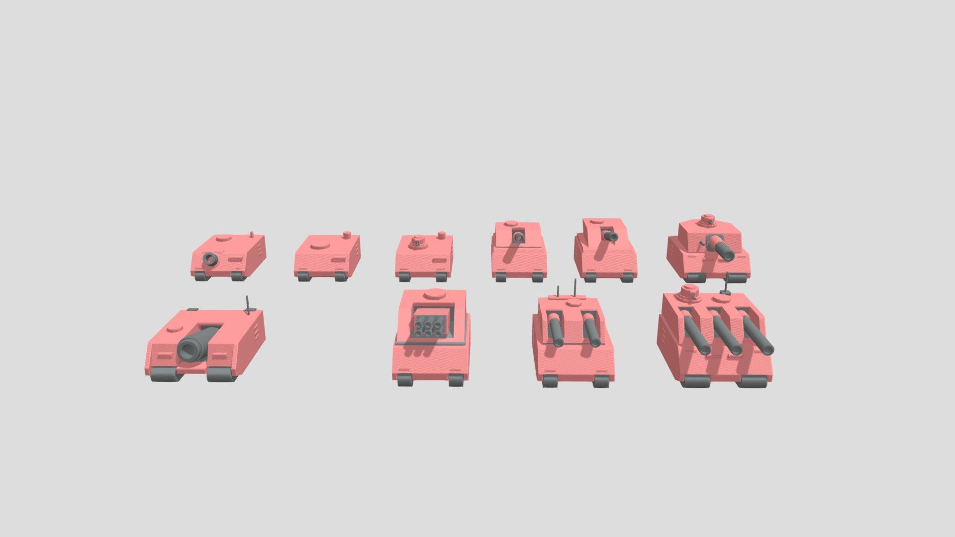 [Free] Tank low-poly