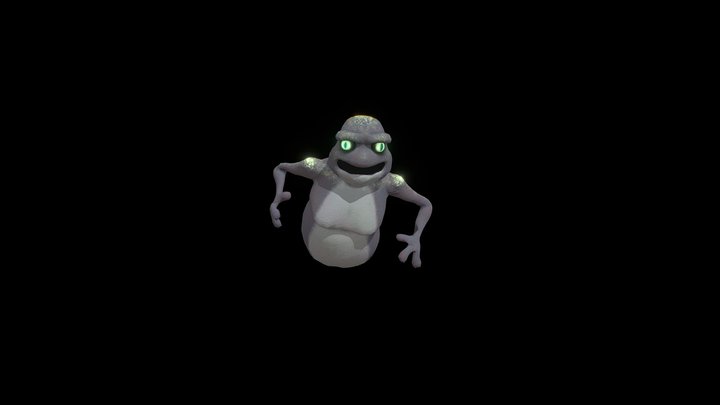Ghost Character in Idle Animation 3D Model