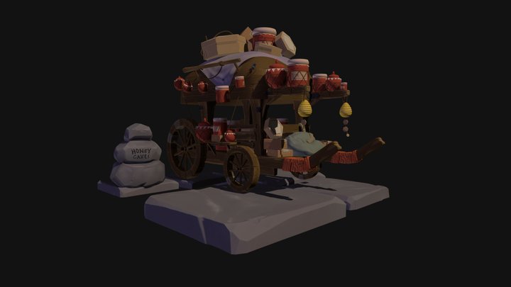 Sculpting Retake - Honey Wagon 3D Model